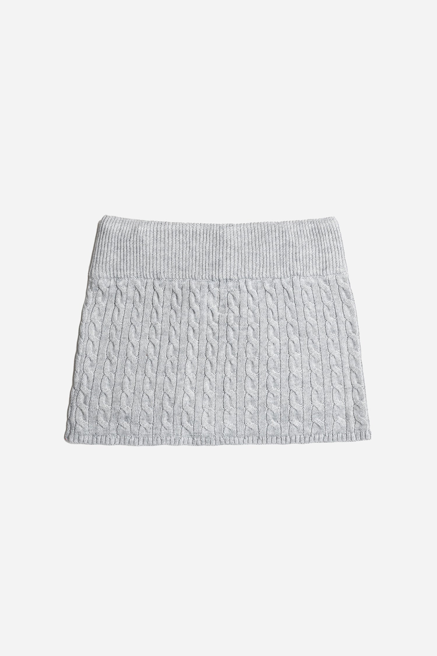 AMO Knitted Skirt Grey